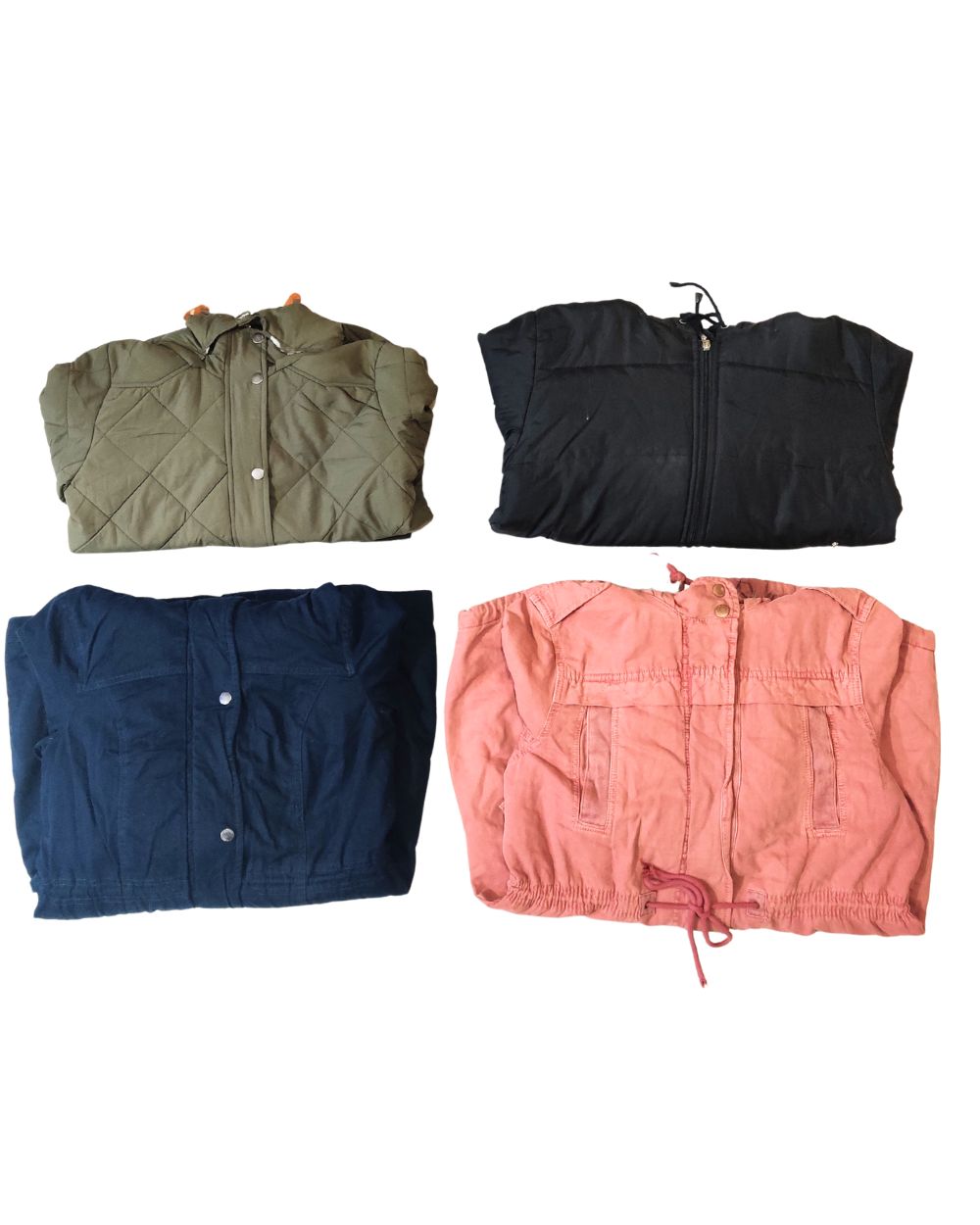 Hollister & Amazon – Mixed Brand Vintage Puffer Jackets for Unisex | 5 Pieces | S–XL | Grade A/B