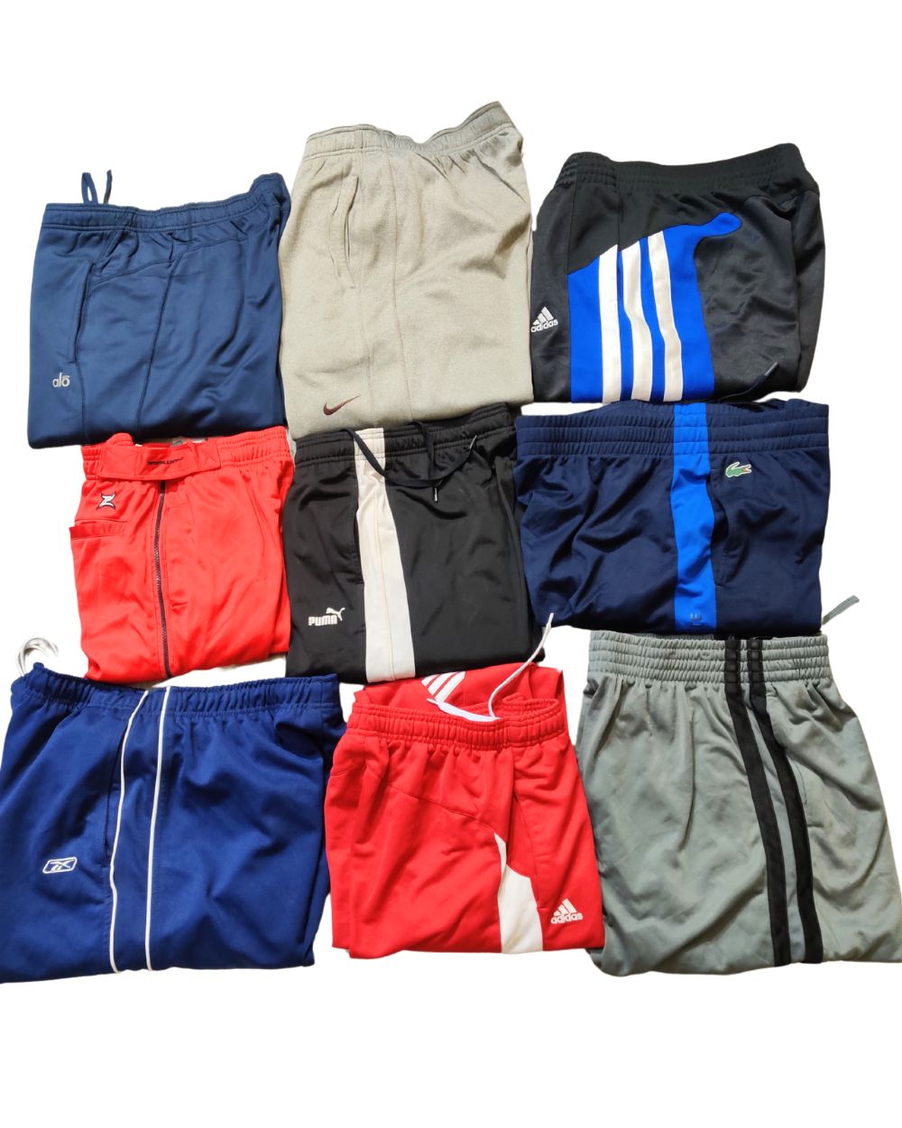 11 Mixed Brand Men’s Vintage Track Pants – Wholesale Bundle | Grade A/B (80/20) | Sizes S–XL | £77 | Video Included