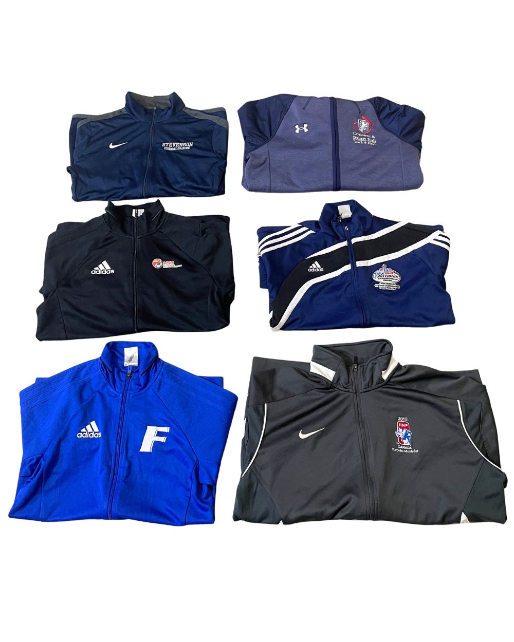 The North Face, Umbro, Nike & Adidas – Mixed Brand Vintage Sport Zipper Jackets | Unisex | 20 Pieces | S–XL | Grade A/B