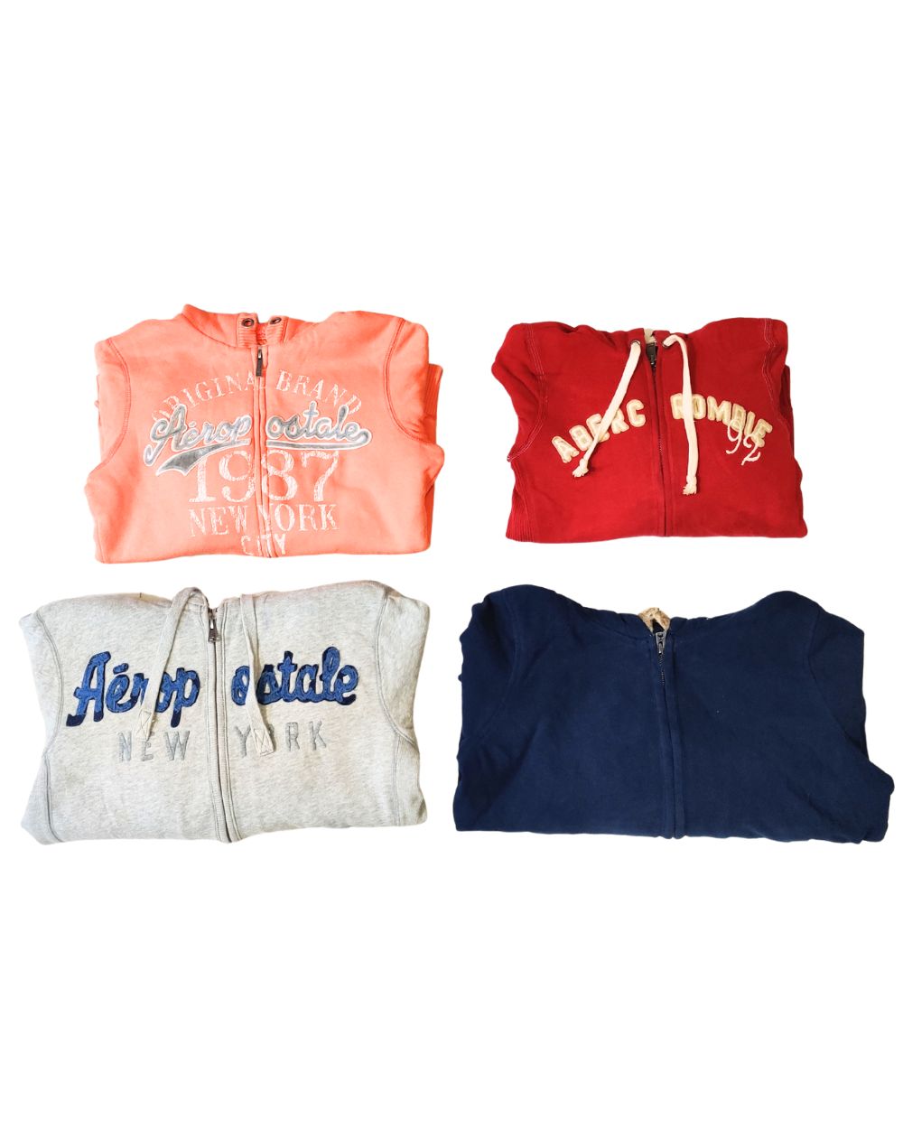 Aeropostale & American Eagle – Mixed Brand Vintage Fleece Jackets for Unisex | 5 Pieces | XS–L | Grade A/B