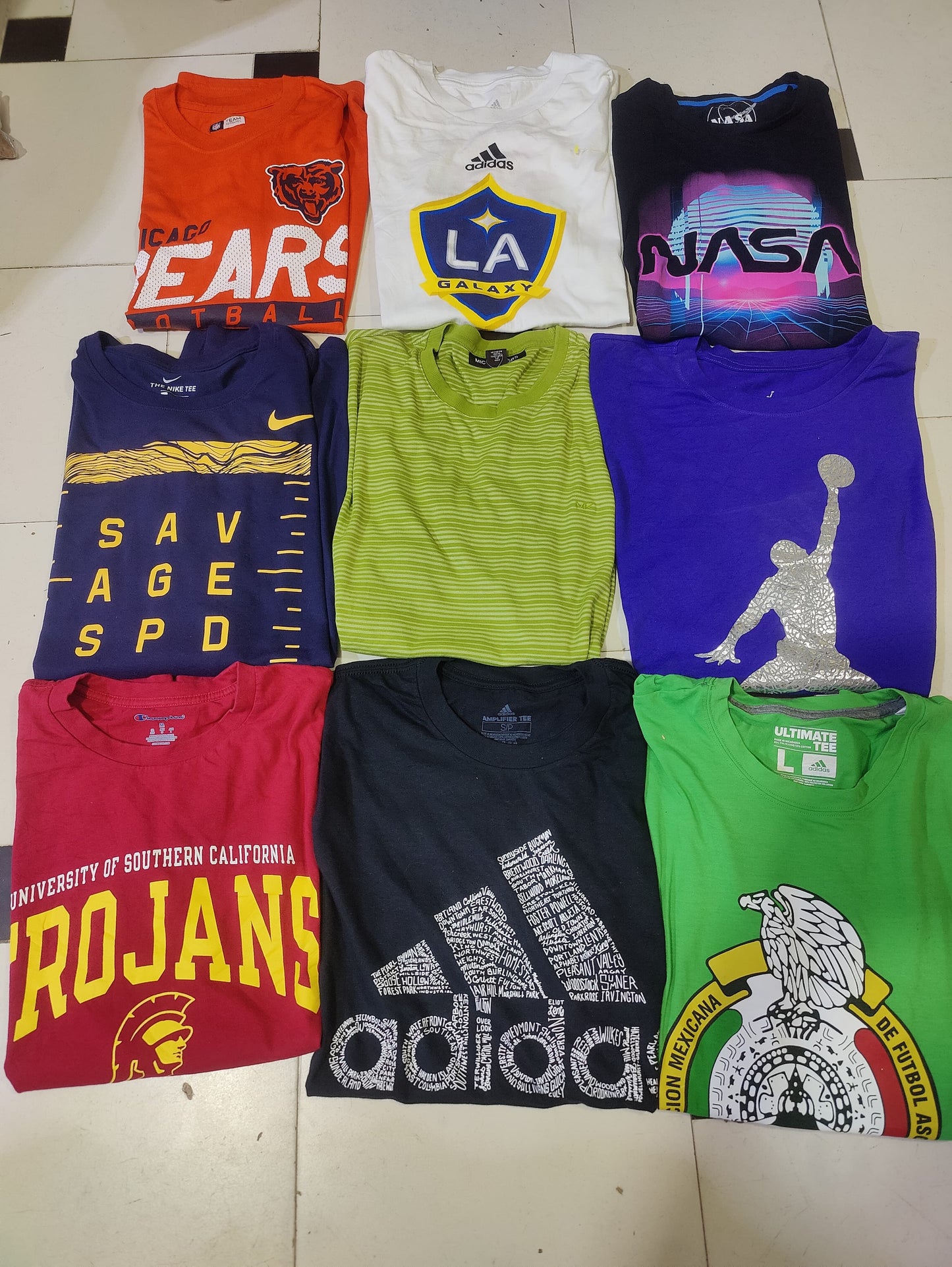 25 Mixed Modern T-Shirts – Wholesale Bundle | Grade A/B (80/20) | Sizes S–XL Video Preview