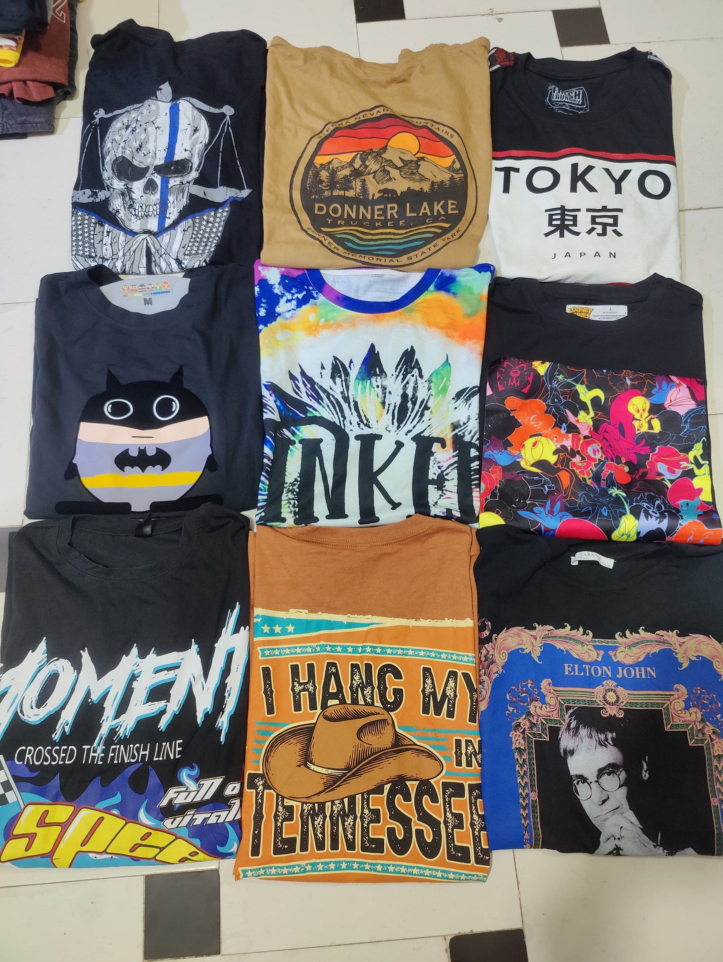 31 Mixed Modern T-Shirts – Wholesale Bundle | Grade A/B (80/20) | Sizes M–3XL Video Preview