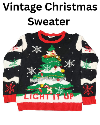 Vintage Christmas Sweater | 10, Pcs | Size M to XL | UniSex