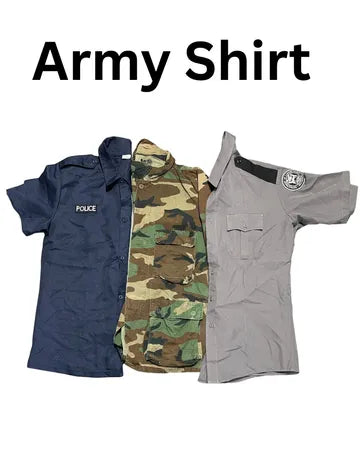 Army Shirt Vintage | 15 , Pcs | Size S to L |