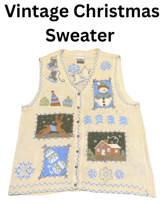 Vintage Christmas Sweater | 10, Pcs | Size S to L | UniSex