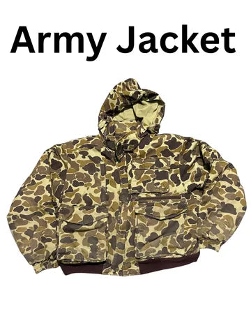 Army Jacket Vintage | 12, Pcs | Size S to XL  | Menswear