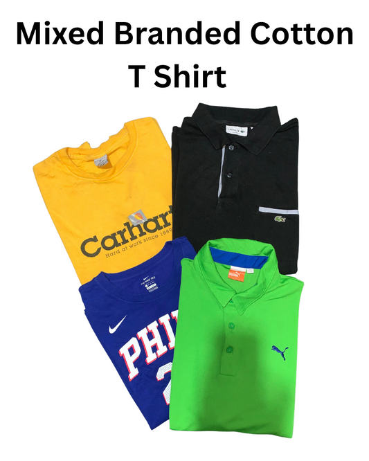 Mixed Branded Cotton Vintage T Shirt | 20, Pcs | Size S to XL | Unisex