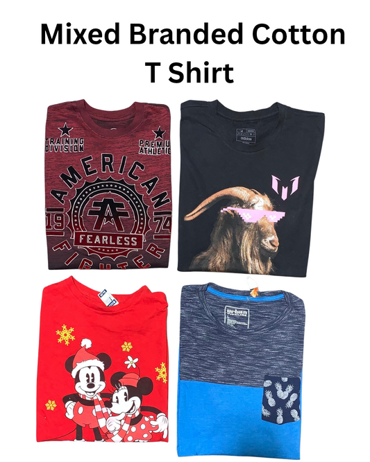 Mixed Branded Cotton Vintage T Shirt | 73, Pcs | Size XS to XXL | Menswear