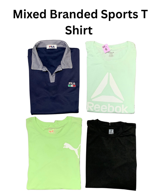 Mixed Branded Sport Vintage T Shirt | 20, Pcs | Size S to XL | Unisex
