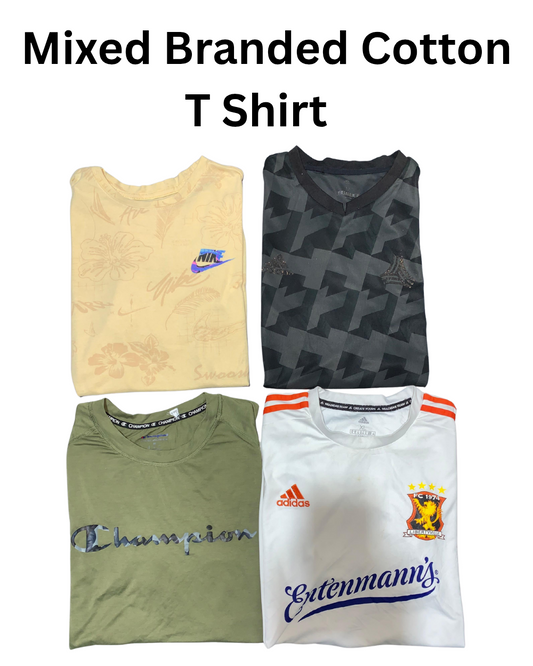 Mixed Branded Cotton Vintage T Shirt | 20, Pcs | Size S to L | Men