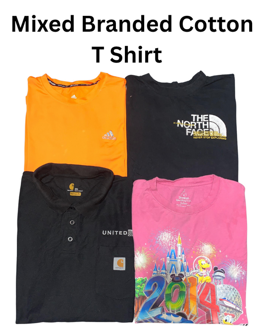 Mixed Branded Cotton Vintage T Shirt | 20, Pcs | Size S to 3XL | Unisex