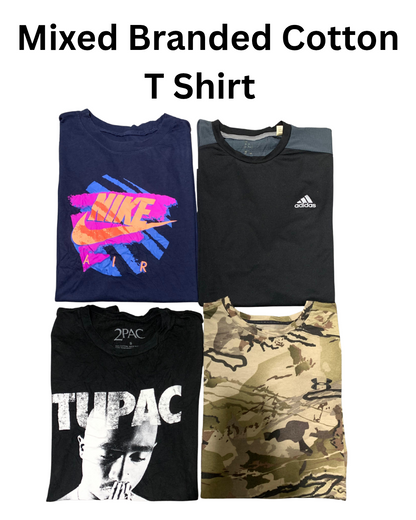 Mixed Branded Cotton Vintage T Shirt | 20, Pcs | Size S to XXL | Men