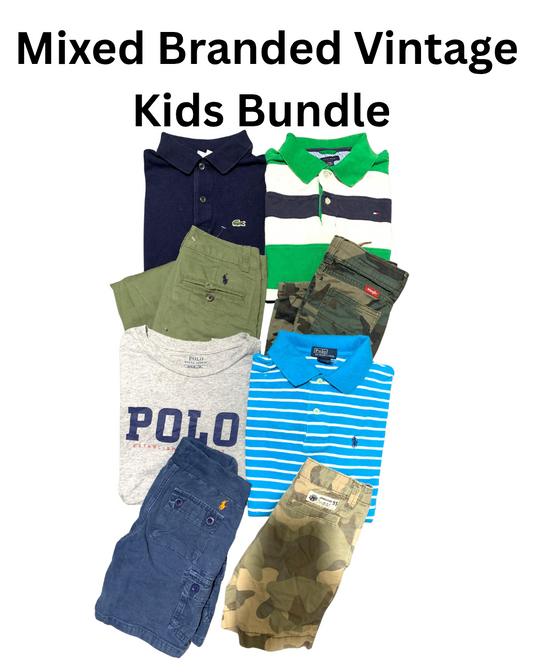 Mixed Branded Vintage Kids Bundle | 20, Pcs | Size 1 to 12 Years | Girls & Boys