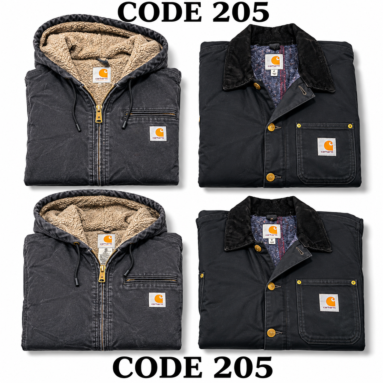 Vintage Carhartt Jackets Mix | 5 Pcs | Sizes XS-S | Men's | A/B Grade