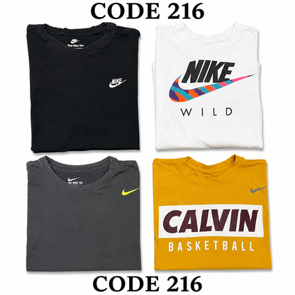 Vintage Nike Cotton T-Shirts Mix | 25 Pcs | Men's | Sizes S-XXL | A/B/C Grade