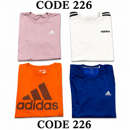 Vintage Adidas Cotton T-Shirts Mix | 18 Pcs | Men's | Sizes S-XXL | A/B Grade