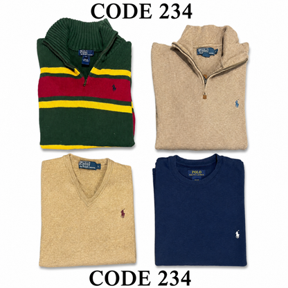 Vintage Polo Ralph Lauren Sweaters Mix | 21 Pcs | Men's | Sizes S-3XL | A/B Grade