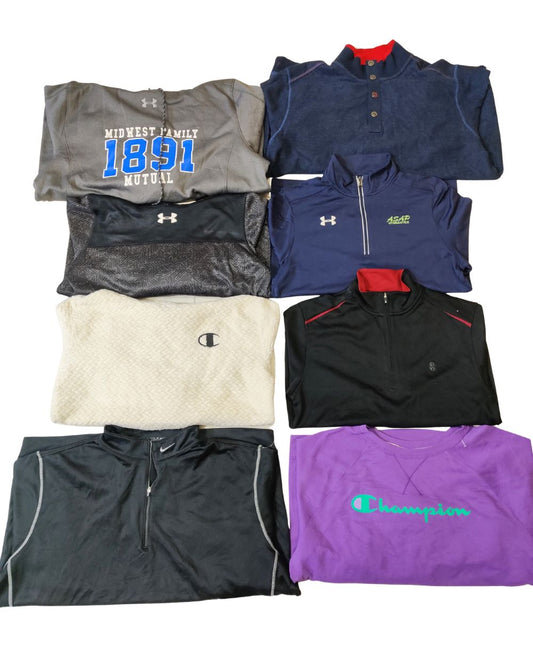 Columbia, Reebok, Izod & More – 20 Mixed Brand Vintage Men’s Hoodies & Sweatshirts | Sizes S–3XL