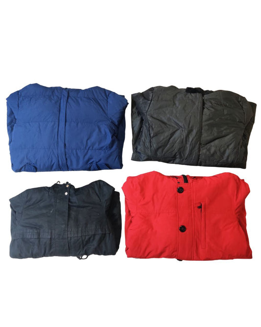 Zara & Divided – Mixed Brand Vintage Puffer Jackets for Unisex | 5 Pieces | S–XL| Grade A/B