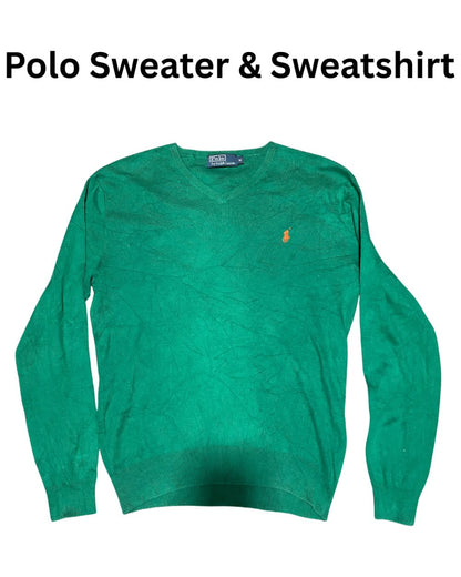 Polo Sweater & Sweatshirt Unisex | 11 Pieces | M–XXL |