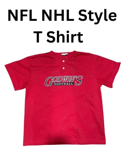 NFL & NHL Style T-Shirts Unisex | 8 Pieces | S–XL |