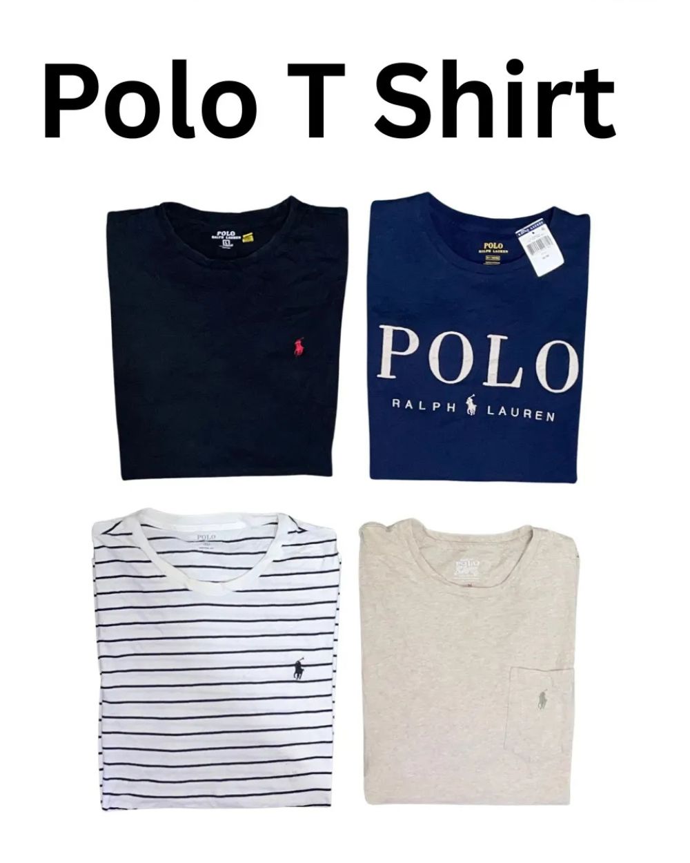 Polo T-Shirt Unisex | 18 Pieces | Sizes S–XXL |