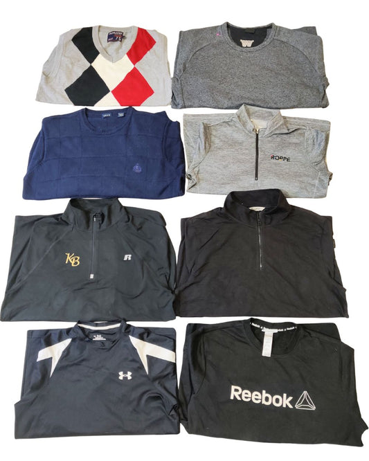 Calvin Klein, Izod, Russell, Reebok & More – 20 Mixed Brand Vintage Unisex Hoodies & Sweatshirts | Sizes S–3XL