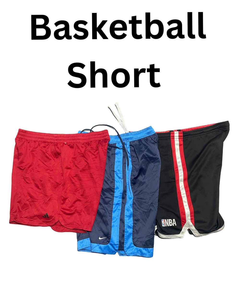 Basketball Shorts Unisex | 10 Pieces | Sizes S–XXL |