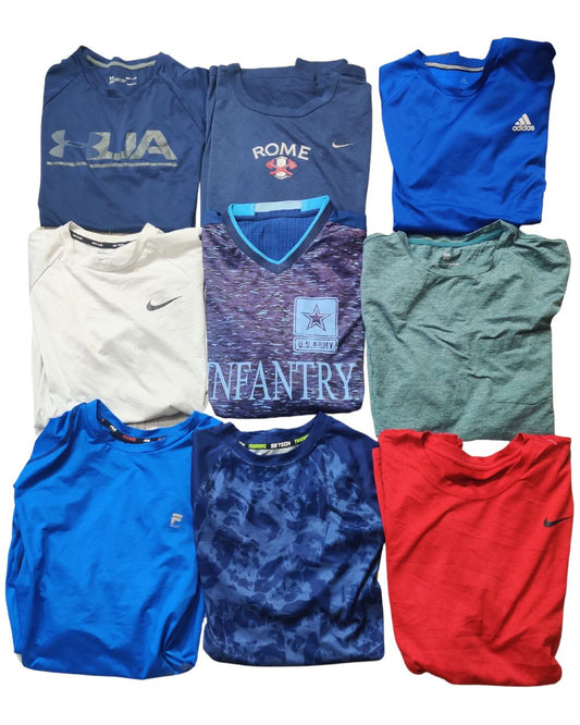 19 Mixed Brand Men’s Cotton & Sport T-Shirts – Modern Wholesale Bundle | Grade A/B (80/20) | Sizes S–XL | £95 | Video Included