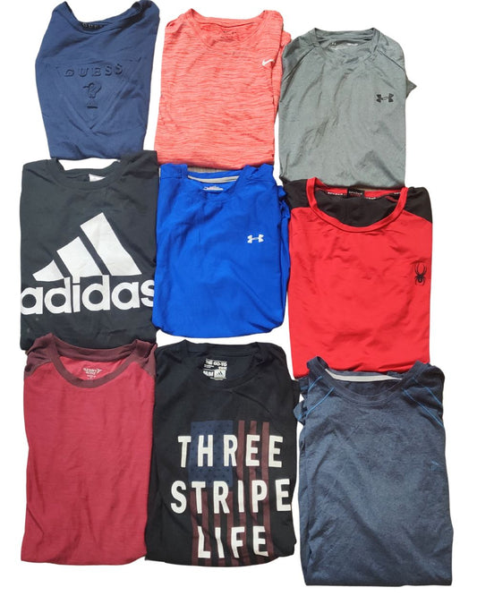38 Mixed Brand Modern Men’s Sport T-Shirts – Wholesale Bundle | 100% Grade A | Sizes S–XL | £190 | Video Included