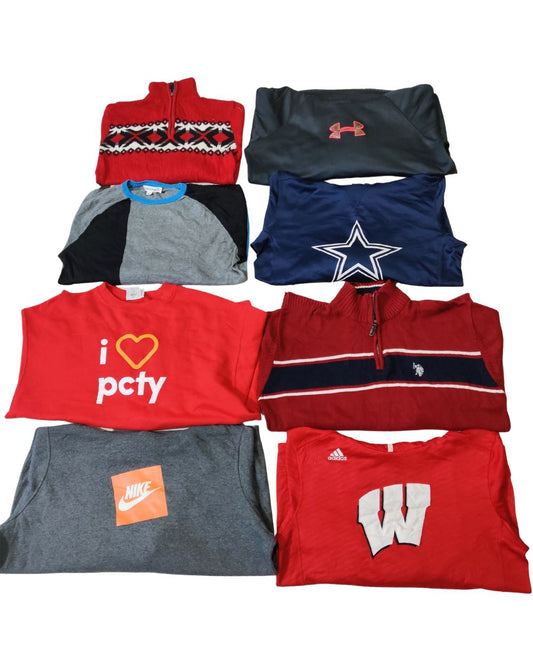 Polo U.S. Assn, Calvin Klein, Chaps, Nautica & More – 20 Mixed Brand Vintage Men’s Hoodies & Sweatshirts | Sizes S–4XL