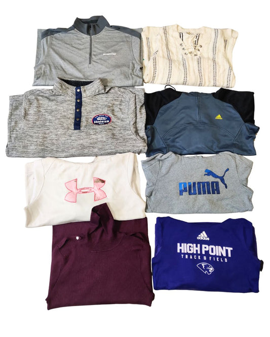 Calvin Klein, Izod, Champion, Adidas & More – 20 Mixed Brand Vintage Unisex Hoodies & Sweatshirts | Sizes S–3XL
