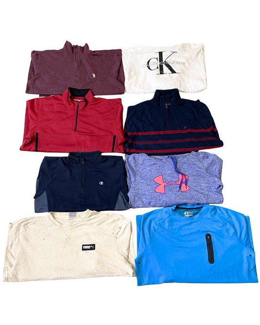 Polo U.S. Assn, Puma, Calvin Klein, Nautica & More – 20 Mixed Brand Vintage Unisex Hoodies & Sweatshirts | Sizes S–3XL