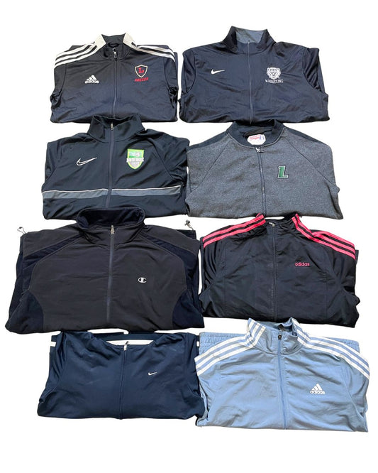 Nike, Adidas, Russell, Champion & More – 20 Mixed Brand Vintage Unisex Zip-Up Hoodies | Sizes S–3XL