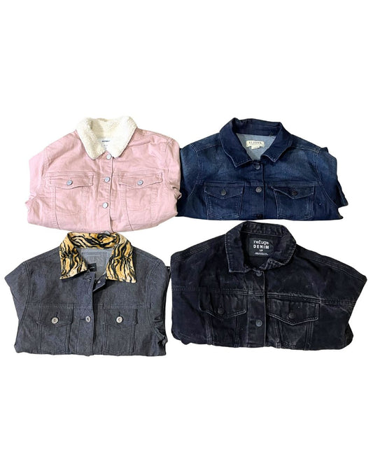 Old Navy & Guess – 12 Mixed Brand Vintage Women’s Denim Jackets | Sizes S–XL
