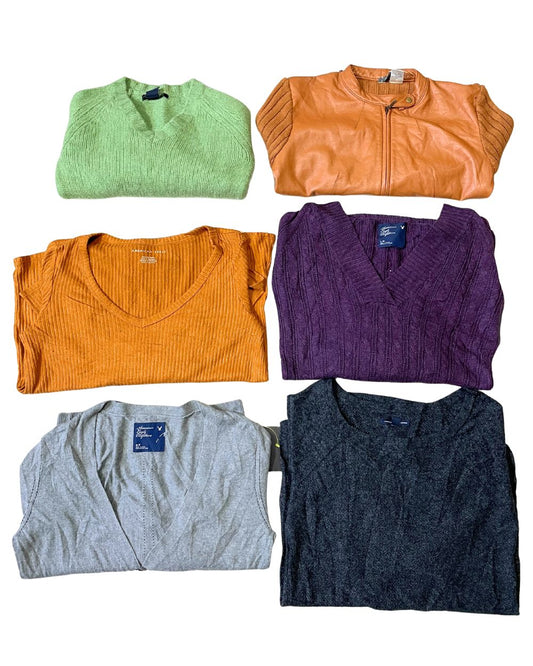 Adidas, Aeropostale & American Eagle Hollister – 24 Pieces Mixed Brand Y2K Women’s Tops | Sizes XS–L
