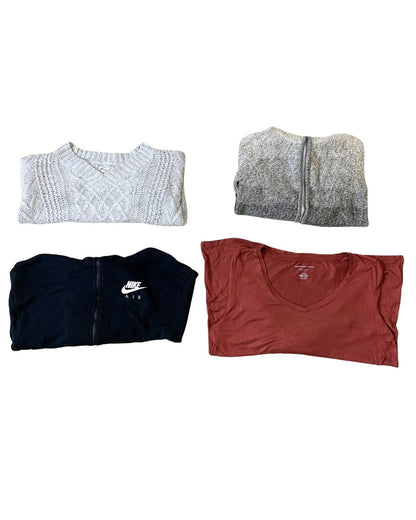 American Eagle, Nike & Aeropostale – Mixed Brand Y2K Sweaters for Women | 10 Pieces | S–XL  | Grade A/B