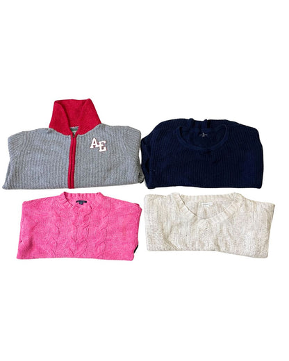 American Eagle & Aeropostale – Mixed Brand Y2K Sweaters for Women | 10 Pieces | S–XL  | Grade A/B
