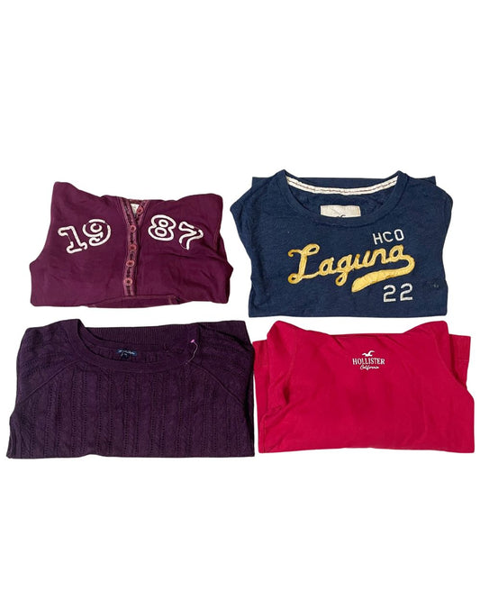 American Eagle & Hollister – Mixed Brand Y2K Sweater for Women | 10 Pieces | S–L| Grade A/B