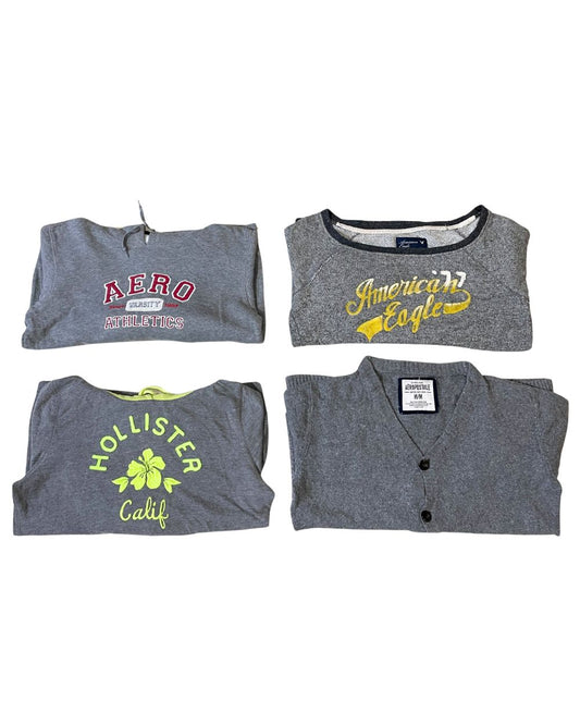 Aeropostale & Hollister – Mixed Brand Y2K Sweater For Women | 10 Pieces For Branded