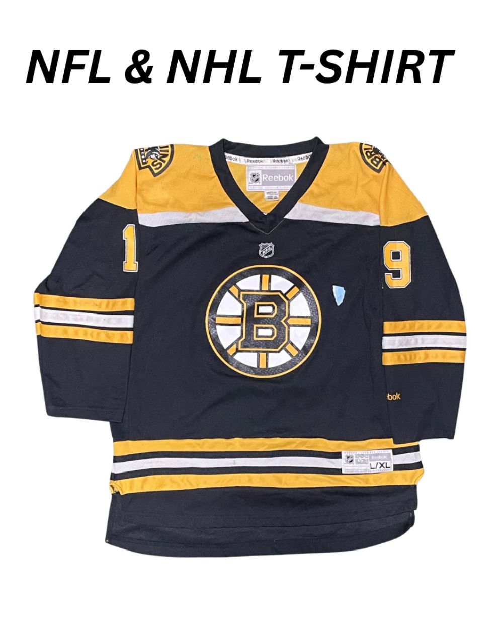 NFL & NHL T-Shirt Men | 7 Pieces | Sizes M–XL |
