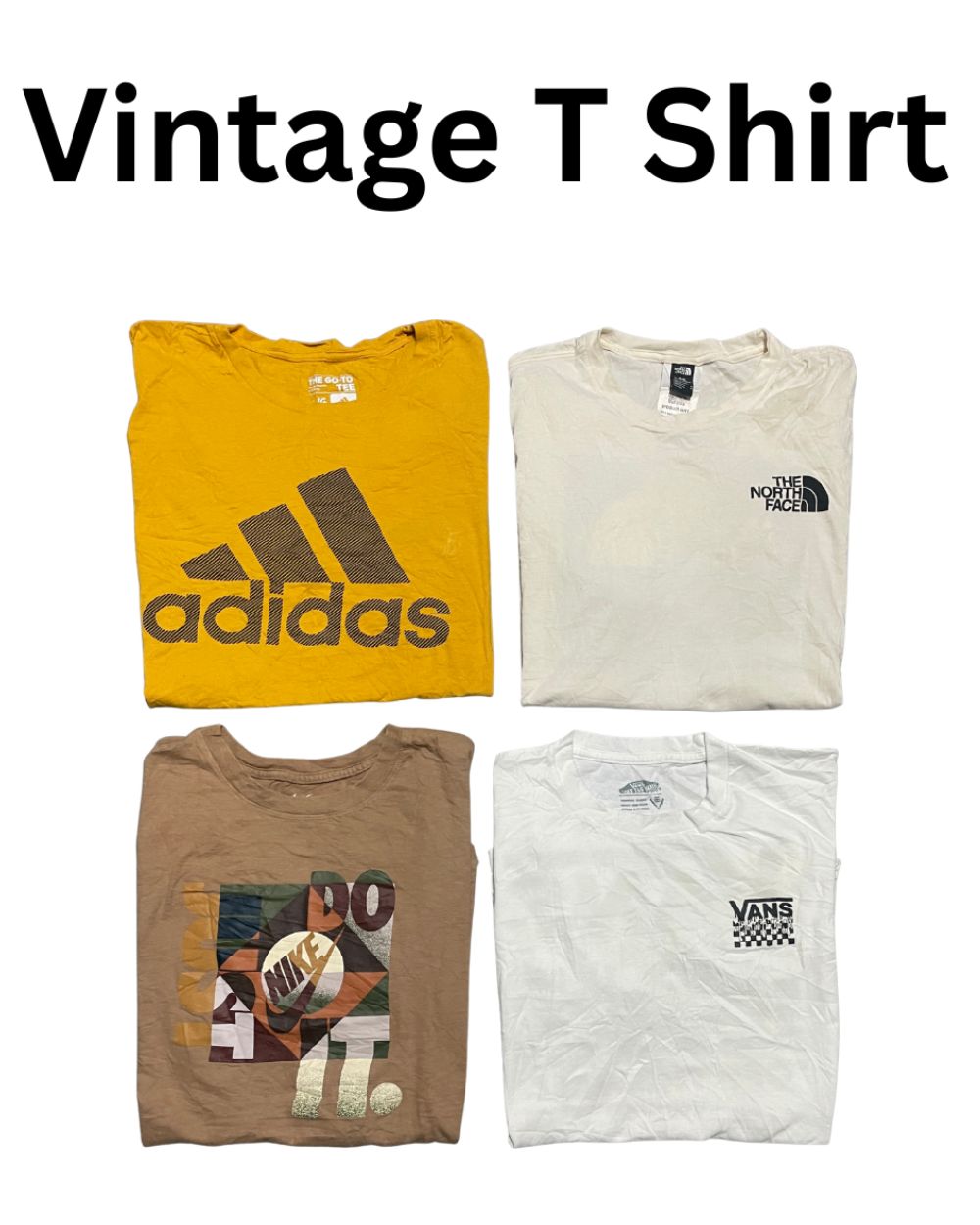 Vintage Men T-Shirts | 50 Pieces | S–XXL |