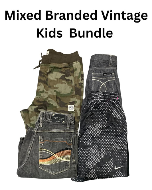 Mixed Branded Vintage Kids Bundle | 10, Pcs | Size 1 to 12 Year | Girls & Boys