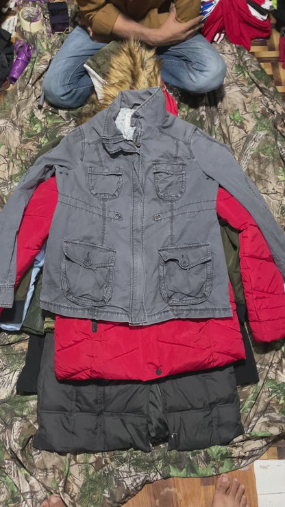 Parka Bomber Jacket Women | 8 Pieces | XS–XL |