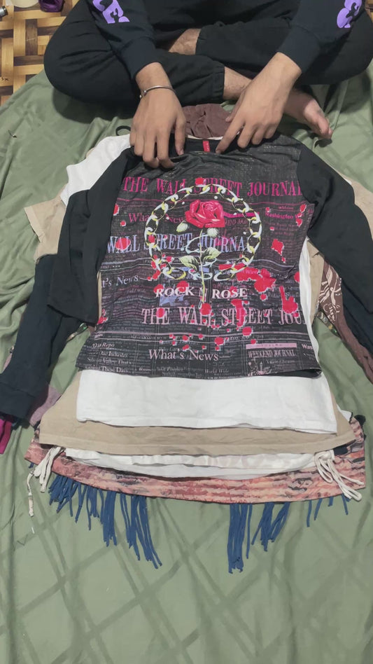 Women Printed Cotton T-Shirts | 28 Pieces | Sizes XS–XXL |