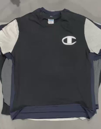 Vintage Champion Cotton T-Shirts Mix | 25 Pcs | Men's | Sizes S-XXL | A/B Grade