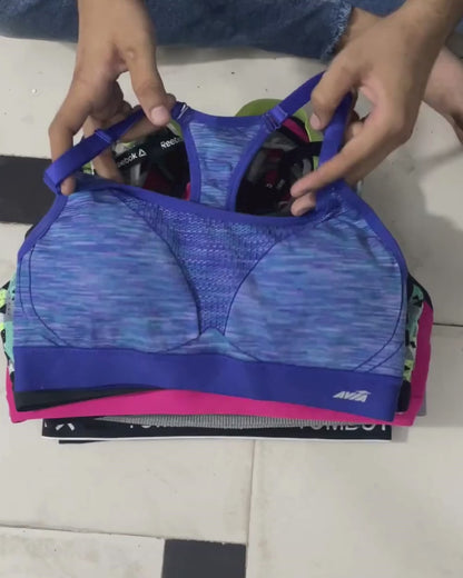 Calvin Klein, Reebok, Champion & Puma – Mixed Brand Sport Bras | 20 Pieces | XS–XL  | Grade A/B