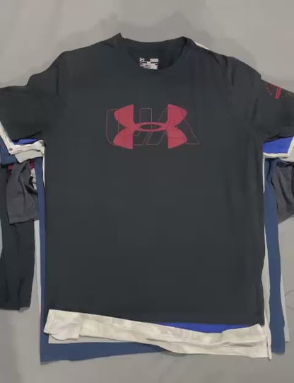 Vintage Under Armour Cotton T-Shirts Mix | 14 Pcs | Men's | Sizes S-XXL | A/B/C Grade