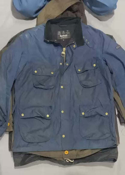 Vintage Barbour Jackets Mix | 5 Pcs | Men's | Sizes L-XXL | A/B Grade