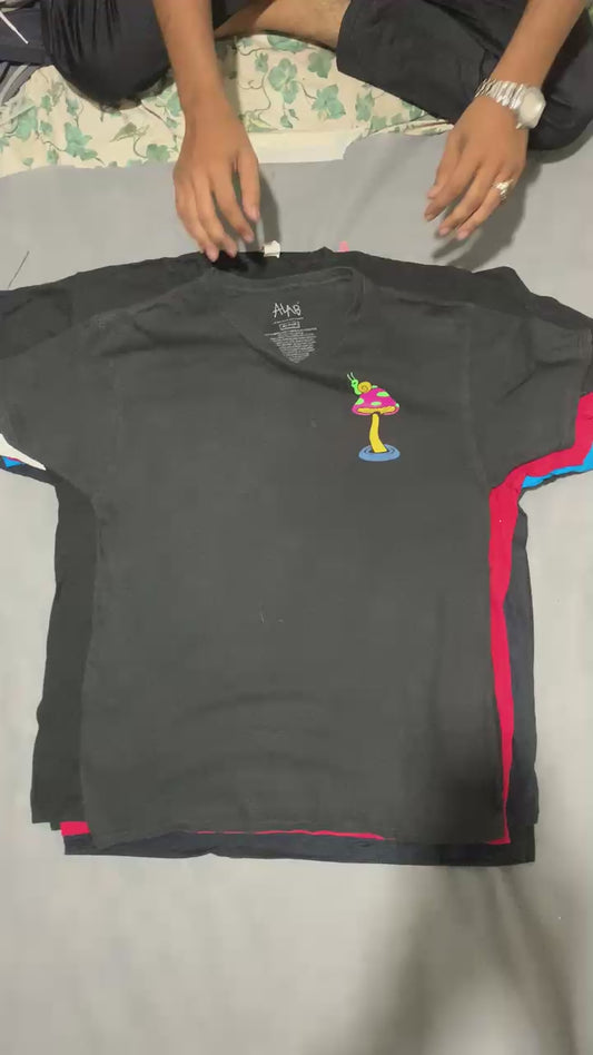 Mixed Branded Vintage Cotton T Shirt  | 20, Pcs | Size S to L | Men